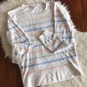 Lightweight striped sweater